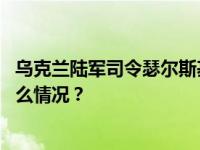 乌克兰陆军司令瑟尔斯基被任命为乌武装部队总司令 这是什么情况？