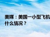 美媒：美国一小型飞机迫降时与汽车相撞，致2人死亡 这是什么情况？