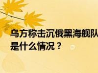 乌方称击沉俄黑海舰队大型登陆舰“凯撒·库尼科夫”号 这是什么情况？