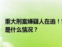 重大刑案嫌疑人在逃！青海警方发布悬赏通告，照片曝光 这是什么情况？