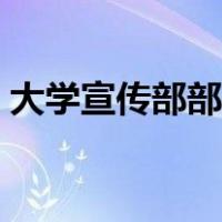 大学宣传部部长什么行政级别（大学宣传部）