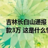 吉林长白山通报“游客傅某某包车遇临时加价”：对司机罚款3万 这是什么情况？