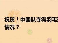 祝贺！中国队夺得羽毛球亚洲团体锦标赛男团冠军 这是什么情况？