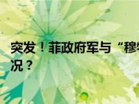 突发！菲政府军与“穆特组织”交火，多人死伤 这是什么情况？