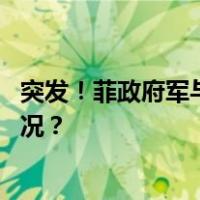 突发！菲政府军与“穆特组织”交火，多人死伤 这是什么情况？