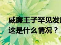 威廉王子罕见发声，呼吁“尽快”结束战斗 这是什么情况？