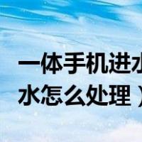 一体手机进水黑屏会自己恢复吗（一体手机进水怎么处理）