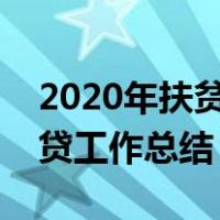 2020年扶贫小额信贷工作报告（扶贫小额信贷工作总结）