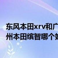 东风本田xrv和广州本田缤智哪个好一点（东风本田xrv和广州本田缤智哪个好）