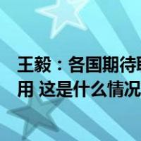 王毅：各国期待联合国在处理全球性挑战中切实发挥主导作用 这是什么情况？