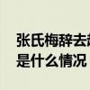 张氏梅辞去越共中央书记处常务书记职务 这是什么情况？