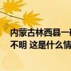 内蒙古林西县一矿业公司治理塌陷区时发生塌陷，4人下落不明 这是什么情况？