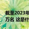 截至2023年底，全国共有少先队员11480.7万名 这是什么情况？