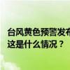 台风黄色预警发布！中国气象局将台风应急响应提升为二级 这是什么情况？