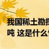 我国稀土勘探新突破！预期新增资源量496万吨 这是什么情况？