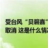 受台风“贝碧嘉”影响，今日20点后上海两大机场所有航班取消 这是什么情况？