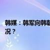 韩媒：韩军向韩朝军事分界线以南进行应对射击 这是什么情况？