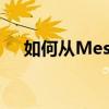 如何从Messenger应用程序中删除消息