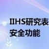 IIHS研究表明驾驶员希望获得侵入性较小的安全功能